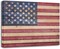 American Flag Wall Decor - Vintage Patriotic Canvas Wall Art for Home, Office, or Outdoor - USA Flag Wall Hanging for Independence Day, 4th of July, Memorial Day AL-11